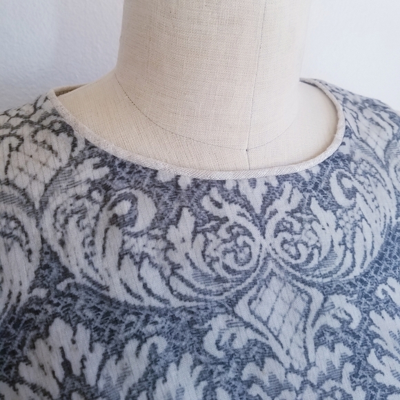 🌸 Max Mara | Lace Printed Cotton‎ blend Mini Dress 6 - Picture 2 of 11